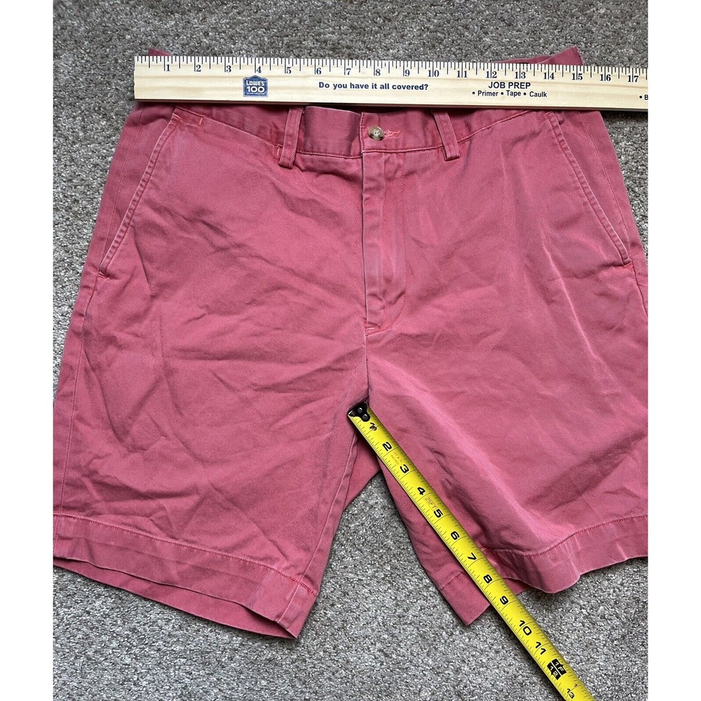 Polo Ralph Lauren Men's Chino Shorts Classic Fit Salmon Size 32 Cotton 9" Inseam - Picture 6 of 6